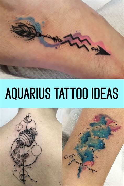 Shoot For The Stars With These 20 Amazing Aquarius Tattoo Ideas